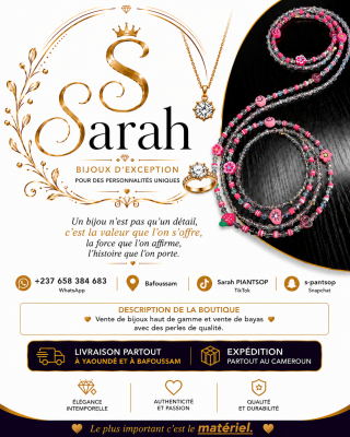 Sarah bijoux d’exception