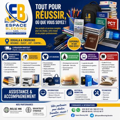 Espace Blessing Librairie et distribution